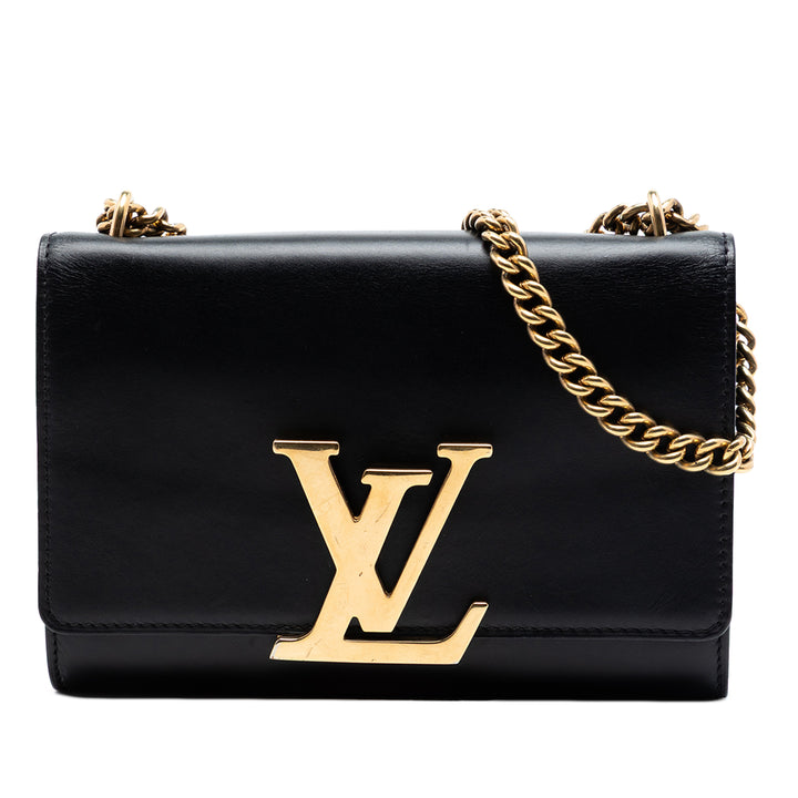 Louis Vuitton Cuir Louise Chain MM