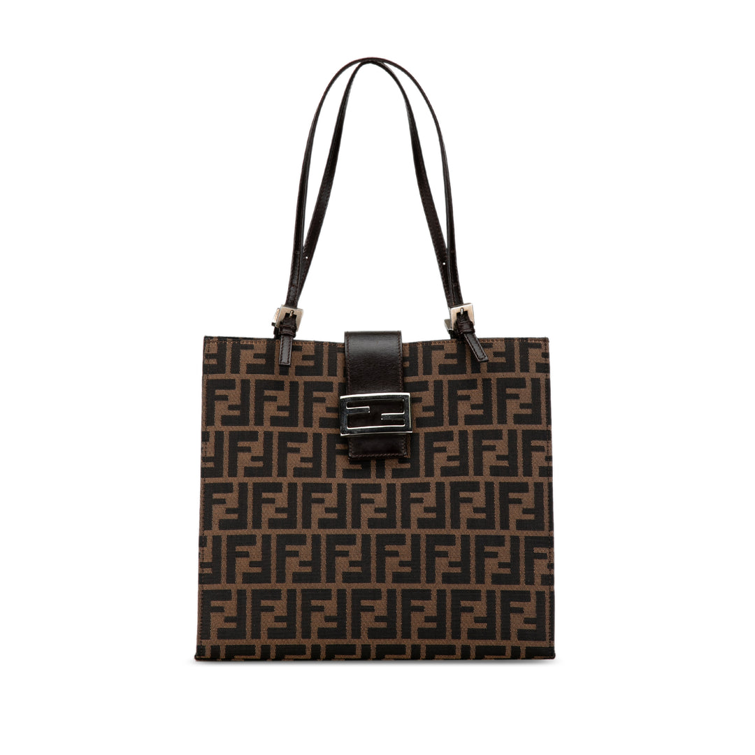 Zucca Canvas Tote Brown - Gaby Paris