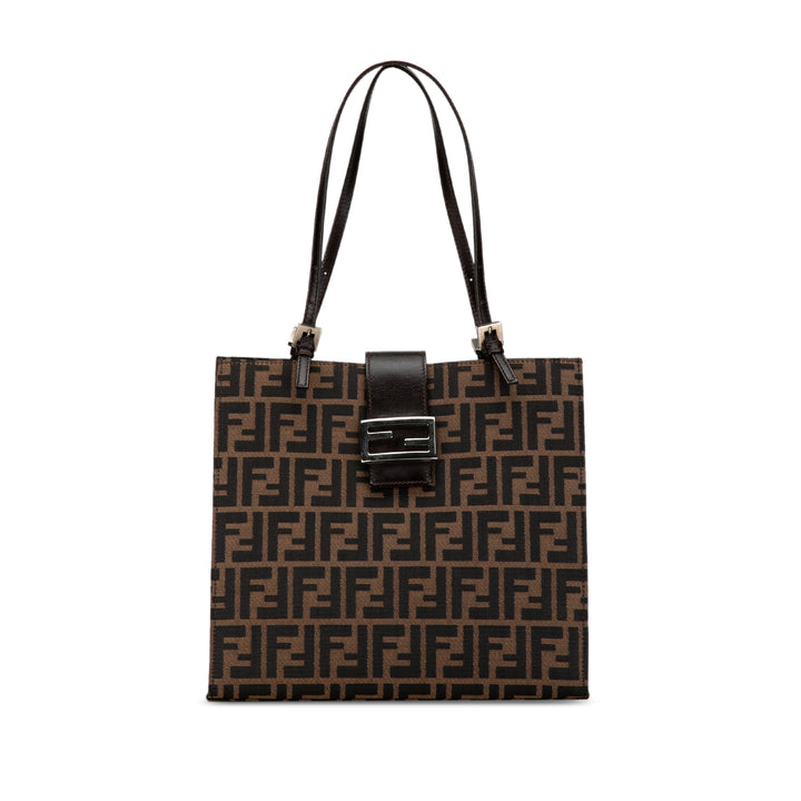 Zucca Canvas Tote Brown - Gaby Paris