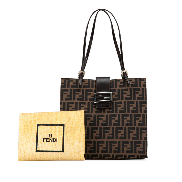 Zucca Canvas Tote Brown - Gaby Paris