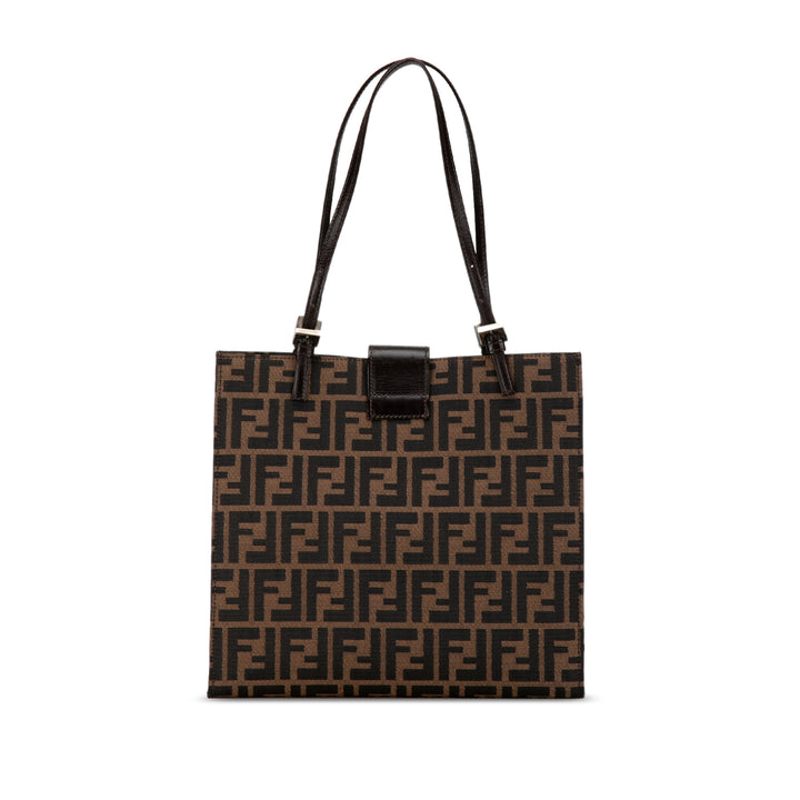 Zucca Canvas Tote Brown - Gaby Paris