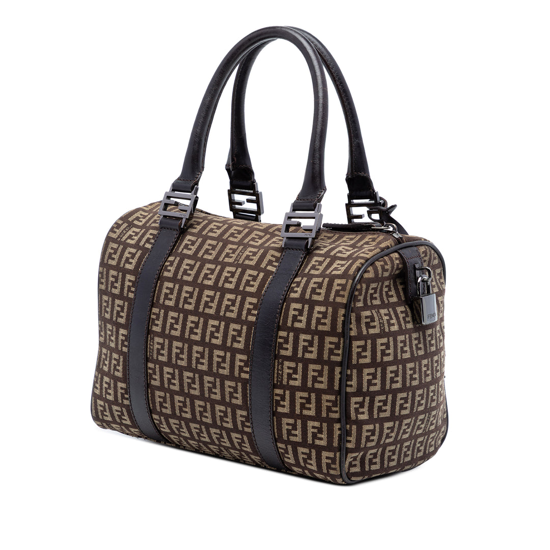 Fendi Zucchino Toile Forever Boston Sac