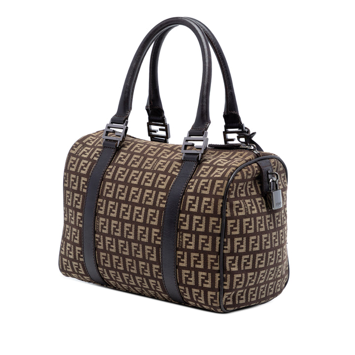 Fendi Zucchino Toile Forever Boston Sac