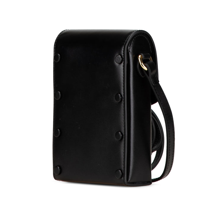 Mini Leather Horsebit 1955 Crossbody Black - Gaby Paris