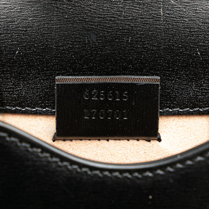 Mini Leather Horsebit 1955 Crossbody Black - Gaby Paris