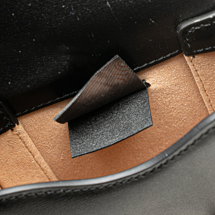Mini Leather Horsebit 1955 Crossbody Black - Gaby Paris