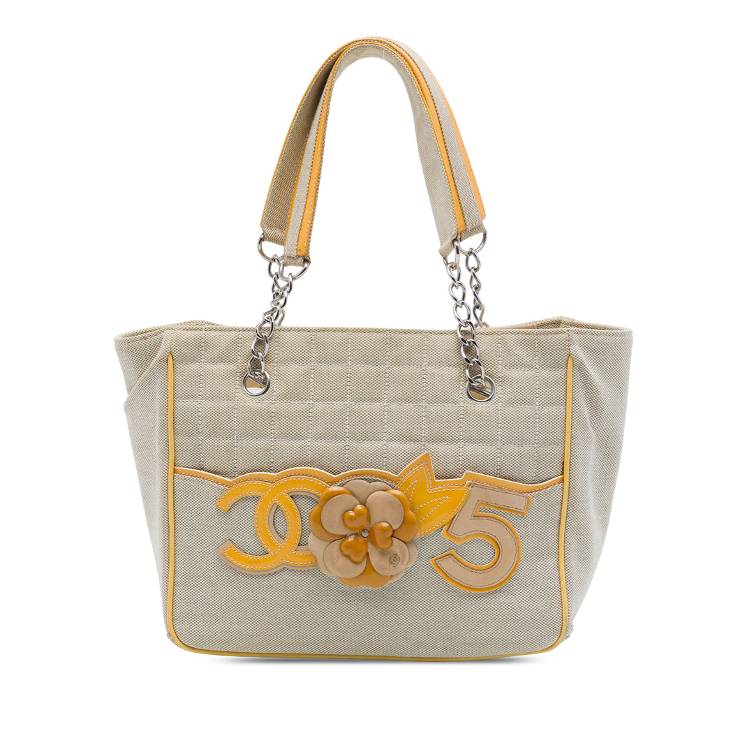 CC Chocolate Bar Camellia No. 5 Cabas Beige