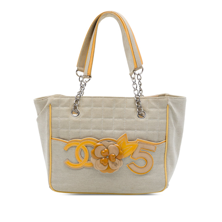 CC Chocolate Bar Camellia No. 5 Cabas Beige