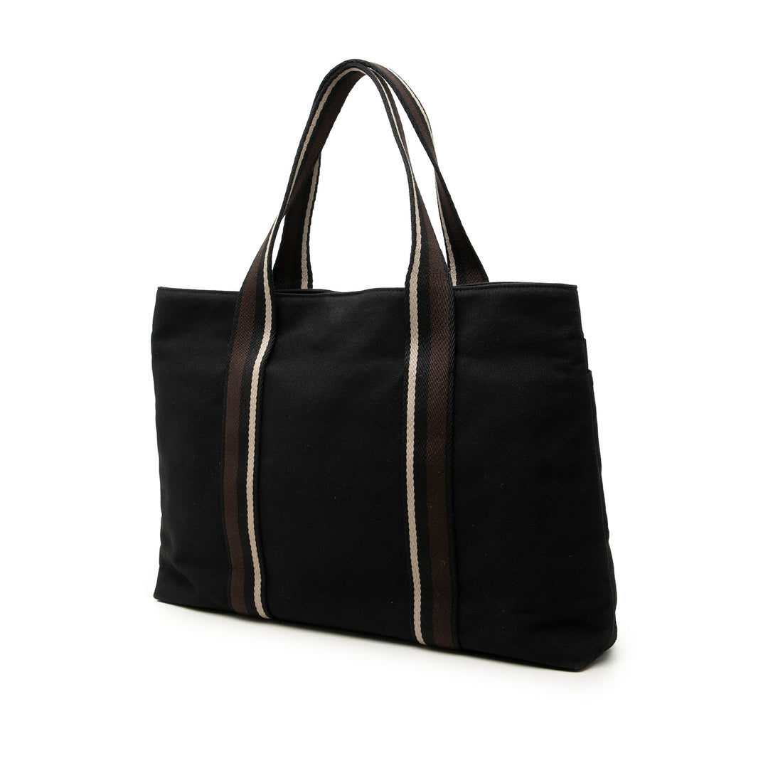 Hermès Sac Troca Horizontal MM Noir – vue 2 – GABY PARIS