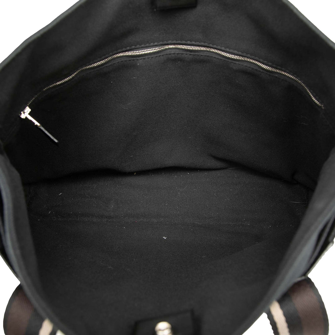 Hermès Sac Troca Horizontal MM Noir – vue 4 – GABY PARIS