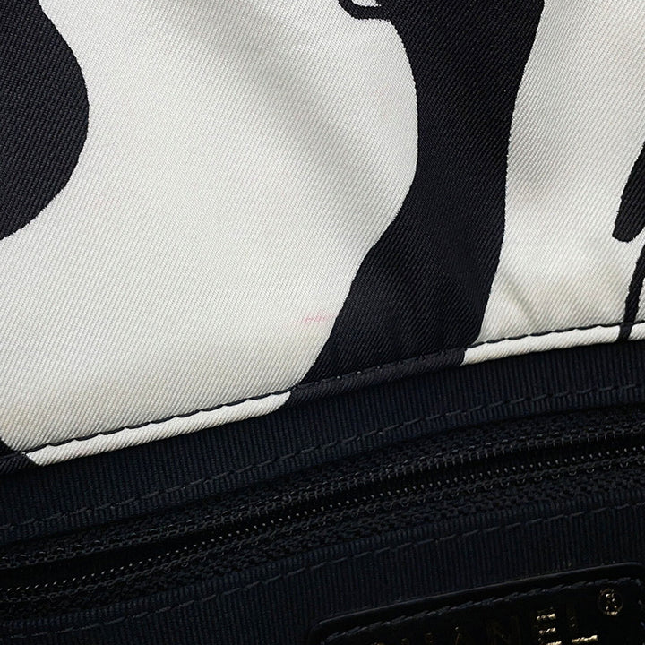 Chanel Mini Printed Toile Deer Coco à rabat