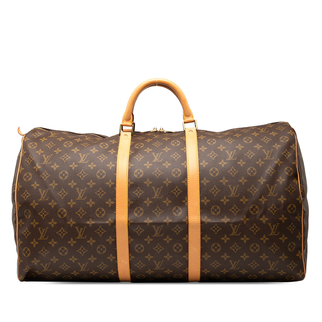 Louis Vuitton Monogram Keepall 60 Marron – GABY PARIS Authentique