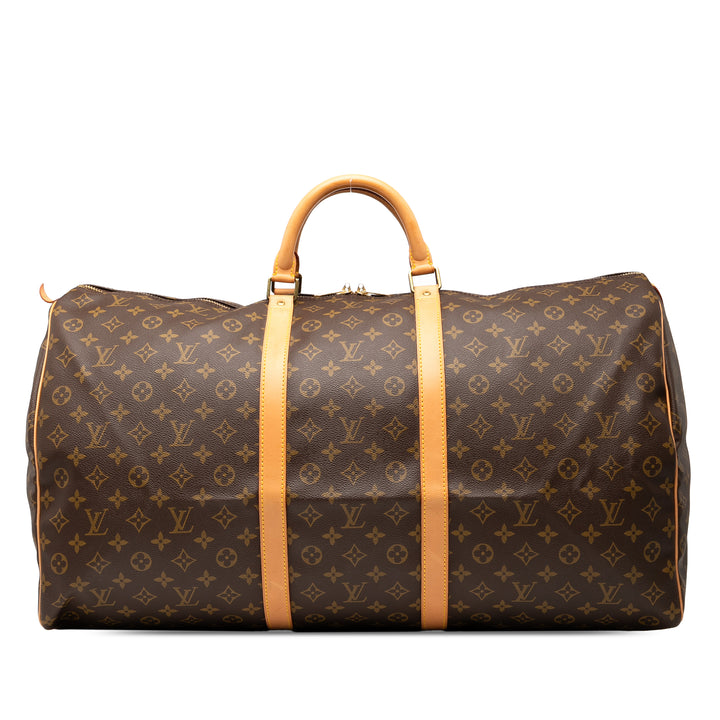 Louis Vuitton Monogram Keepall 60 Marron – GABY PARIS Authentique