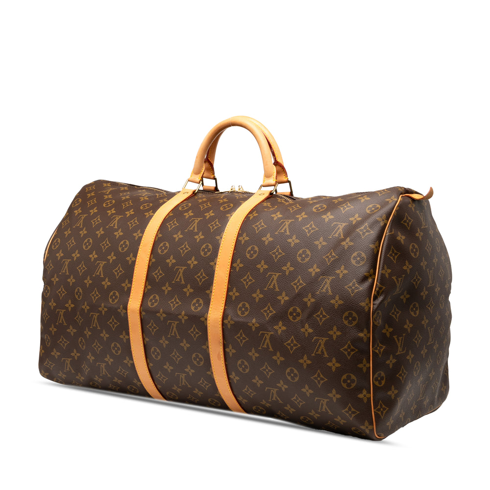 Louis Vuitton Monogram Keepall 60 Marron – GABY PARIS Authentique