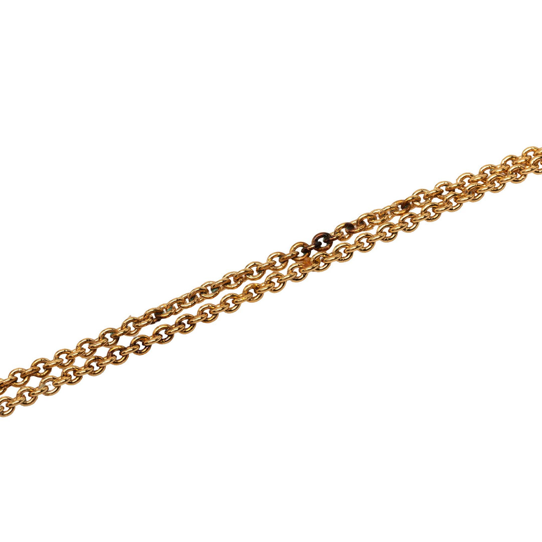 Louis Vuitton Collier Essential V plaqué or – vue 7 – GABY PARIS