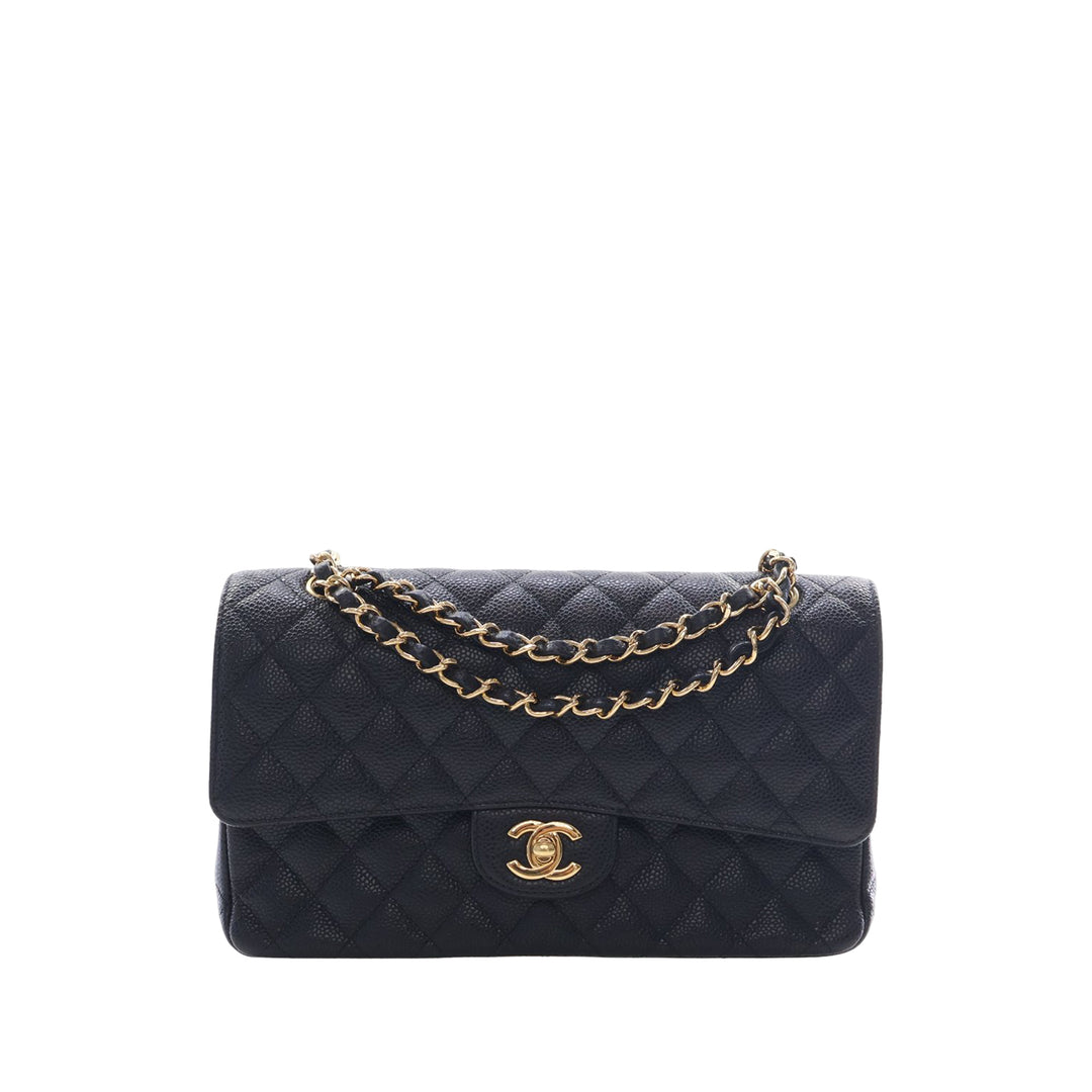 Chanel Medium Classic Caviar Double rabat