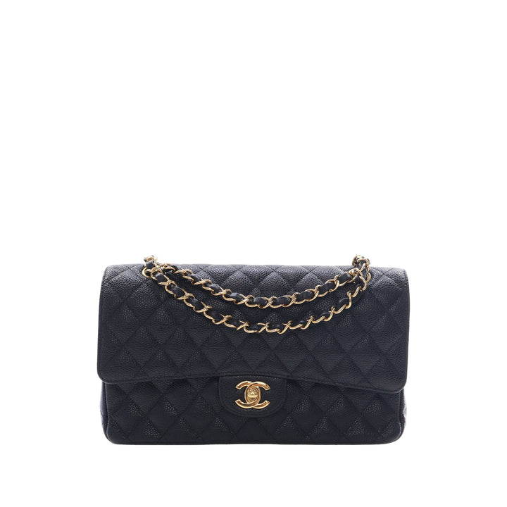 Chanel Medium Classic Caviar Double rabat