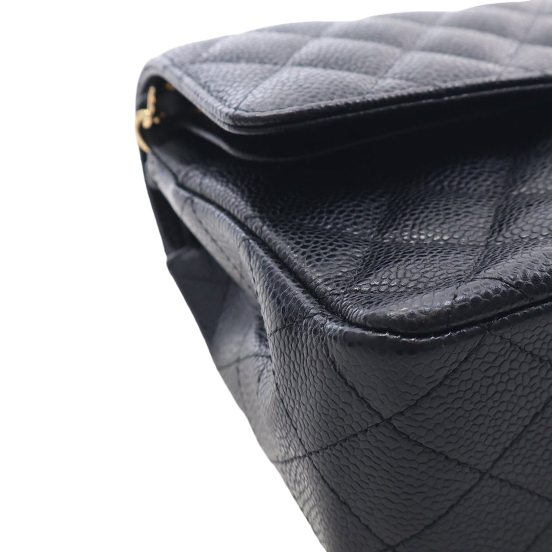 Chanel Medium Classic Caviar Double rabat