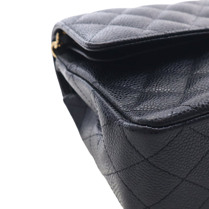 Chanel Medium Classic Caviar Double rabat