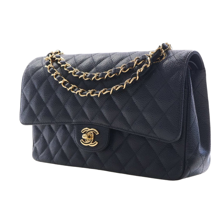 Chanel Medium Classic Caviar Double rabat