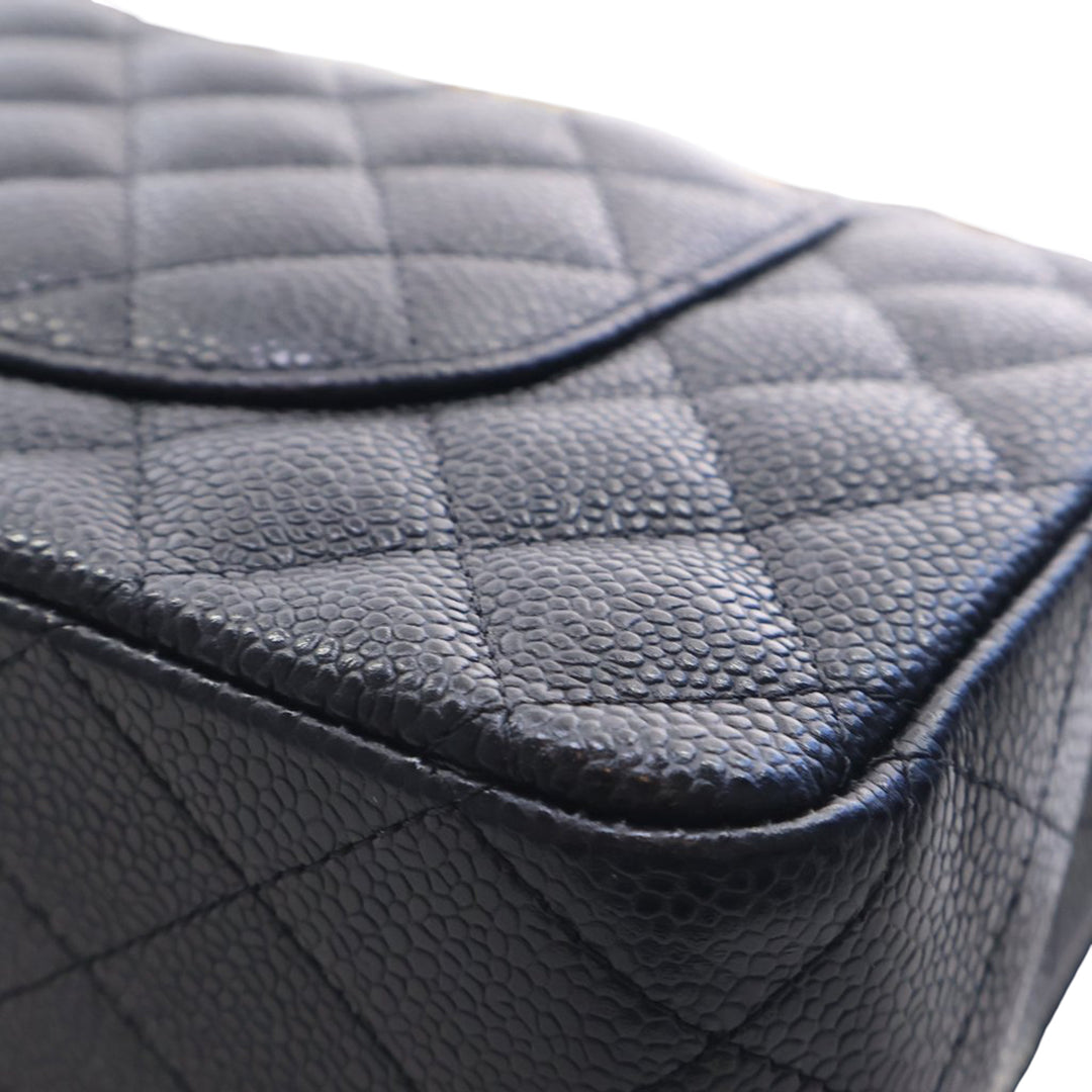 Chanel Medium Classic Caviar Double rabat