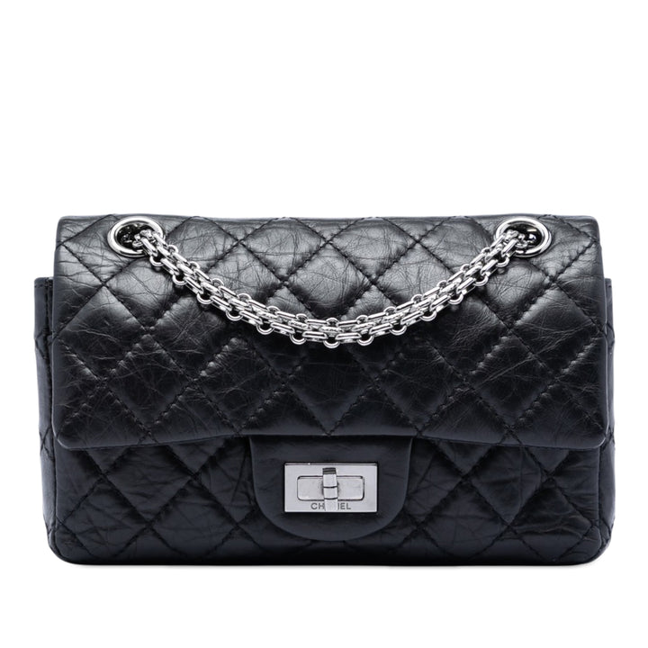 Chanel Matelassé vieilli Cuir de veau Reissue 2.55 Double rabat 224