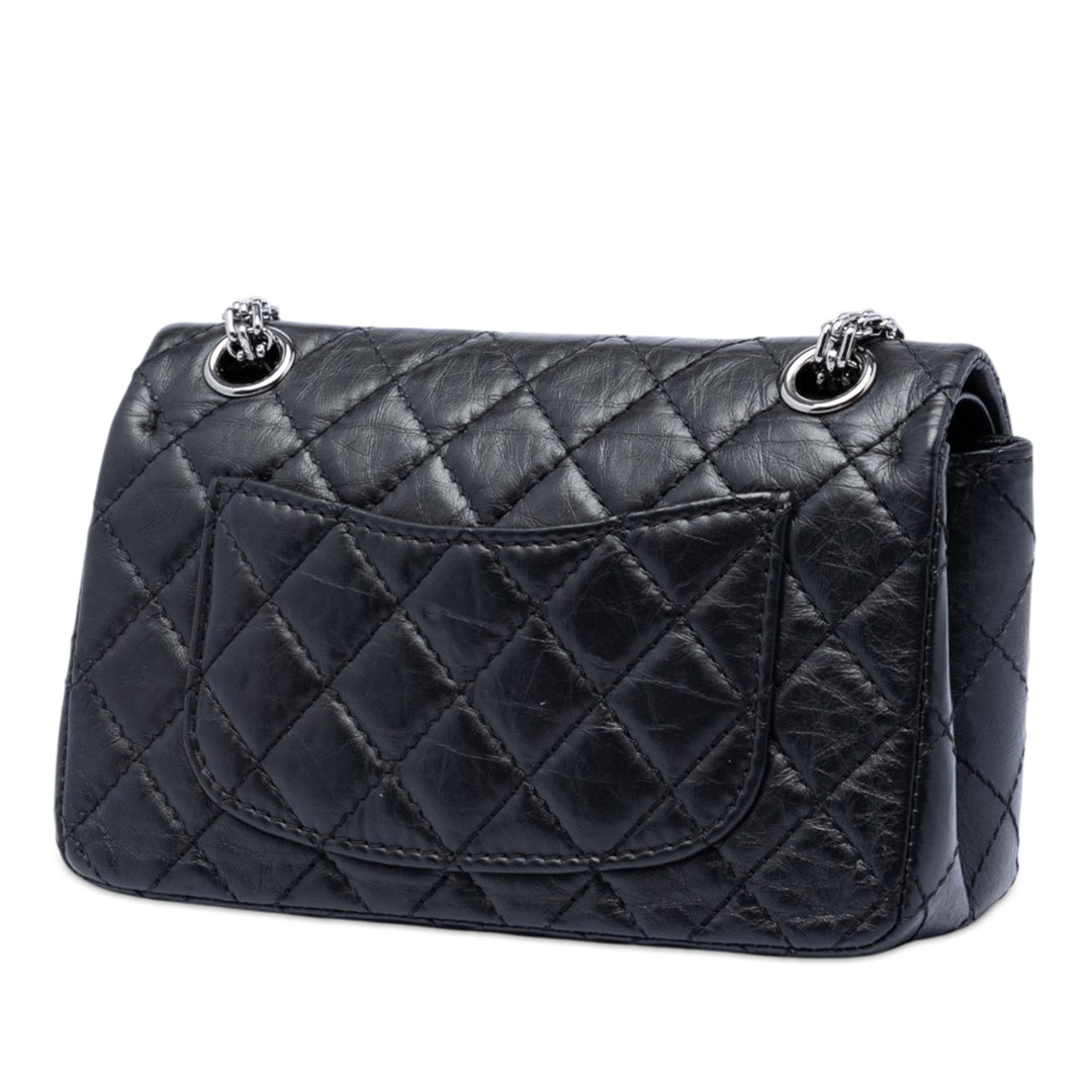 Chanel Matelassé vieilli Cuir de veau Reissue 2.55 Double rabat 224