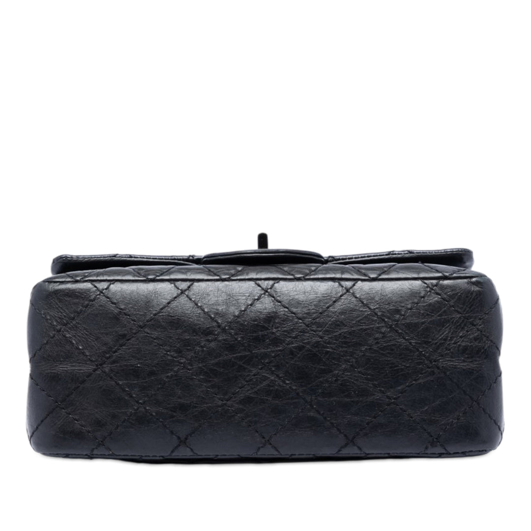 Chanel Matelassé vieilli Cuir de veau Reissue 2.55 Double rabat 224