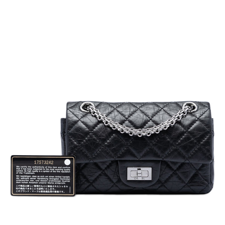 Chanel Matelassé vieilli Cuir de veau Reissue 2.55 Double rabat 224