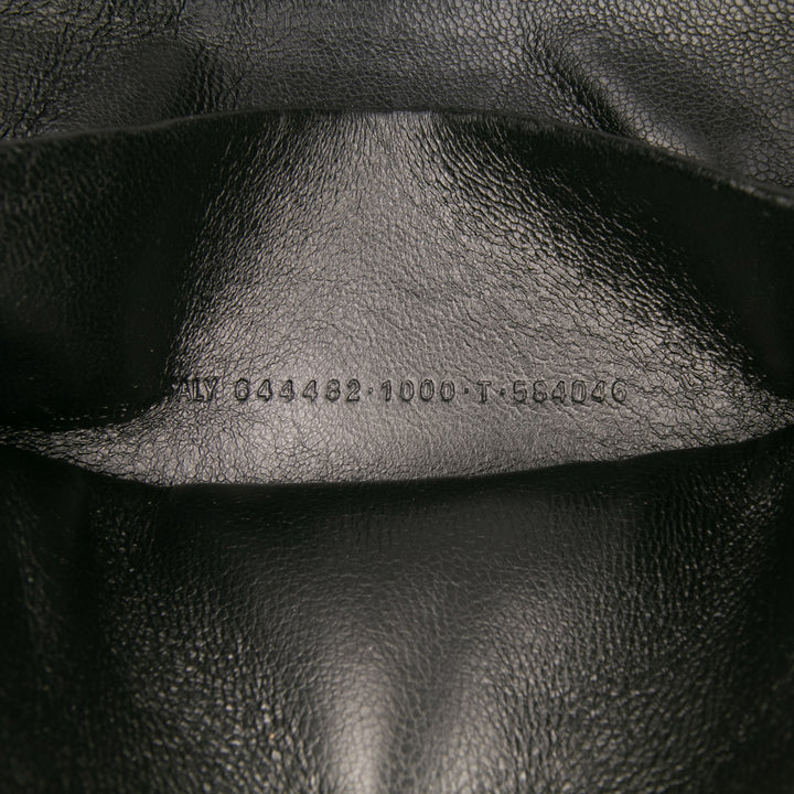 Balenciaga Pebbled Cuir Neo Classic City Pochette Sac porté croisé Noir