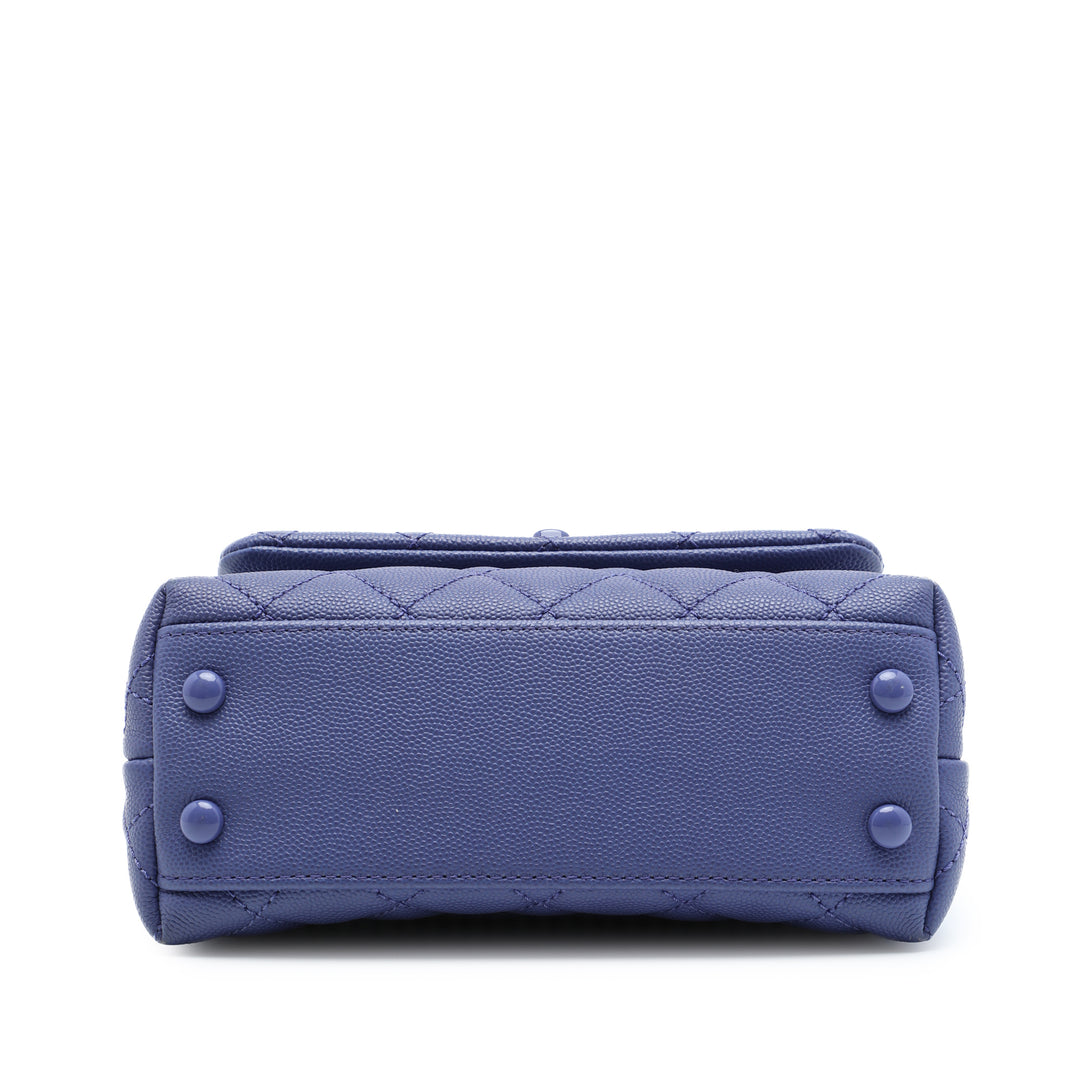 Chanel Matelassé Incognito Coco sac à Extra Mini Cuir caviar