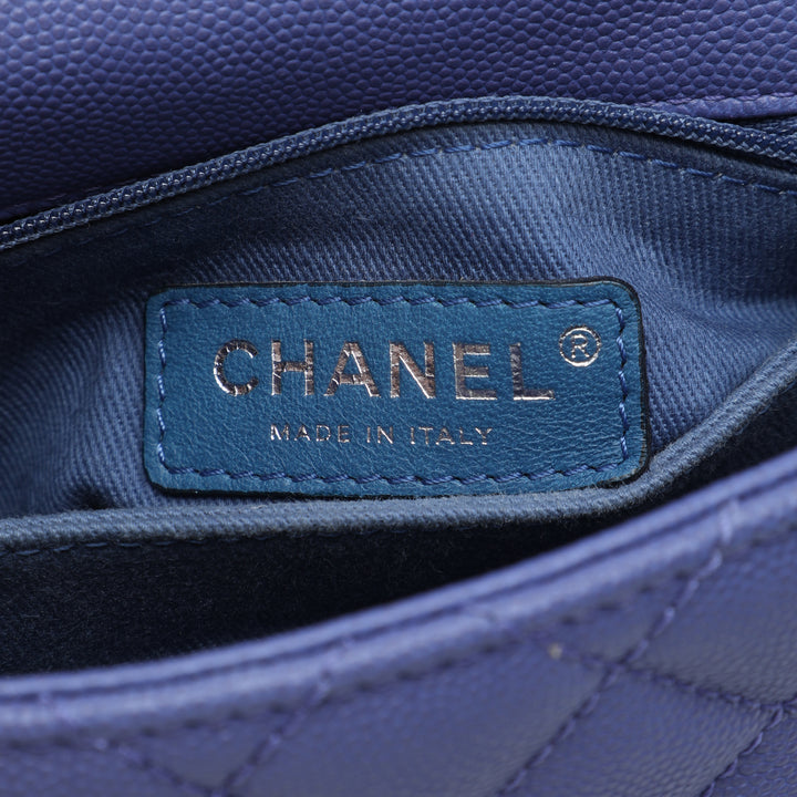 Chanel Matelassé Incognito Coco sac à Extra Mini Cuir caviar