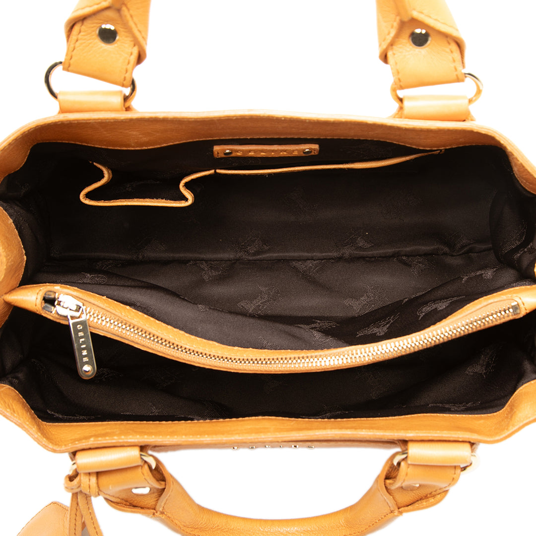 Celine Sac à main Boogie Poche Jaune – vue 4 – GABY PARIS