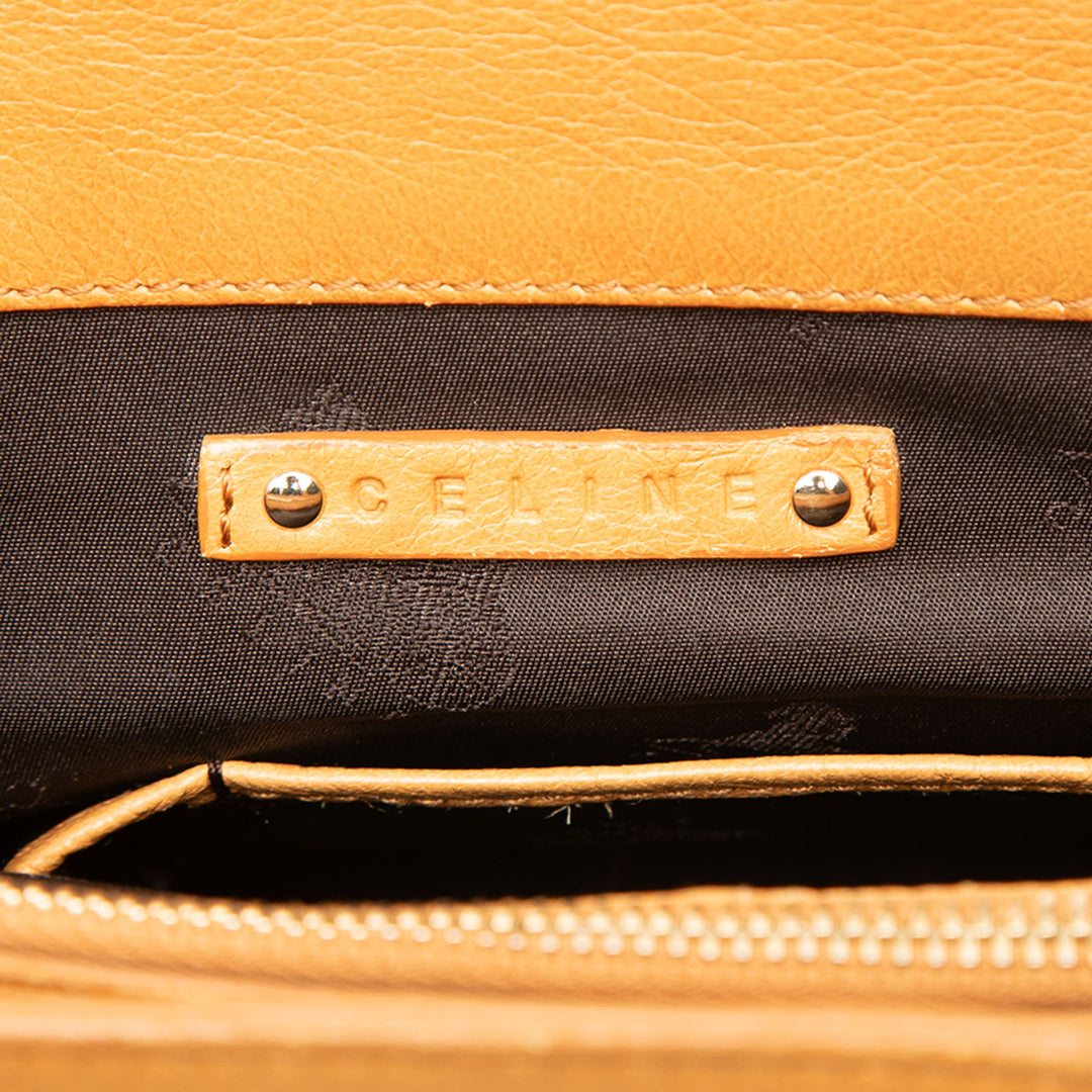 Celine Sac à main Boogie Poche Jaune – vue 5 – GABY PARIS