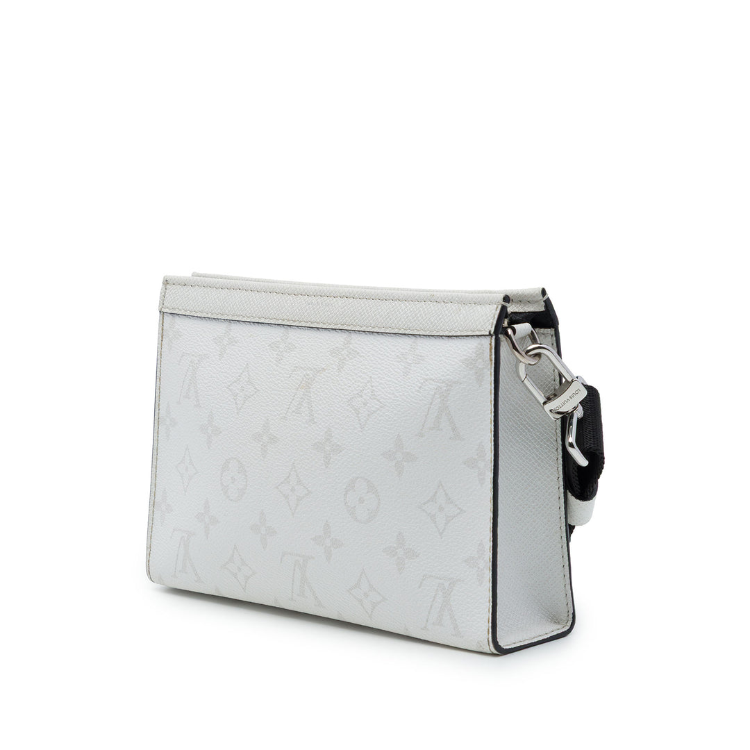 Louis Vuitton Portefeuille Taigarama Gaston Wearable Monogram Blanc – vue 2 – GABY PARIS