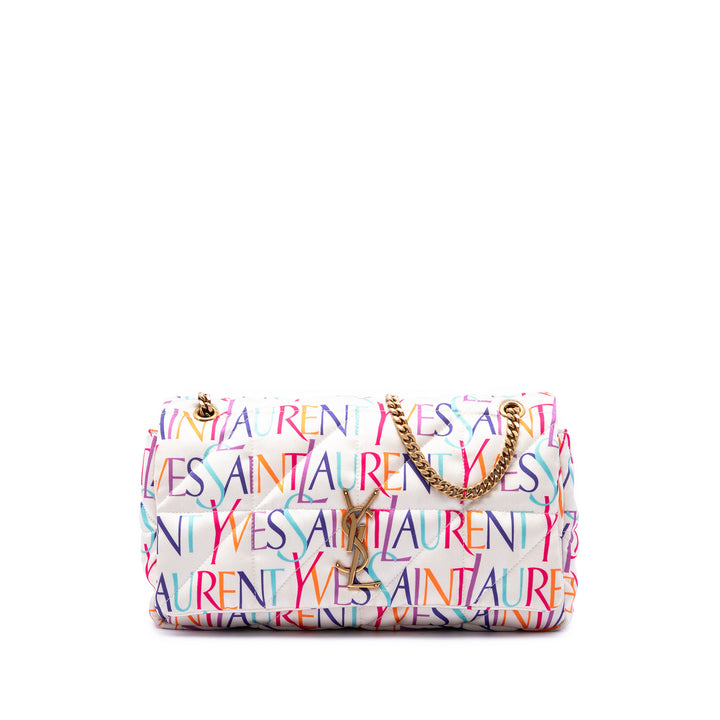 Saint Laurent Carre Rive Gauche Imprimé Patchwork Jamie Sac Multi Moyen Multicolore – vue principale – GABY PARIS