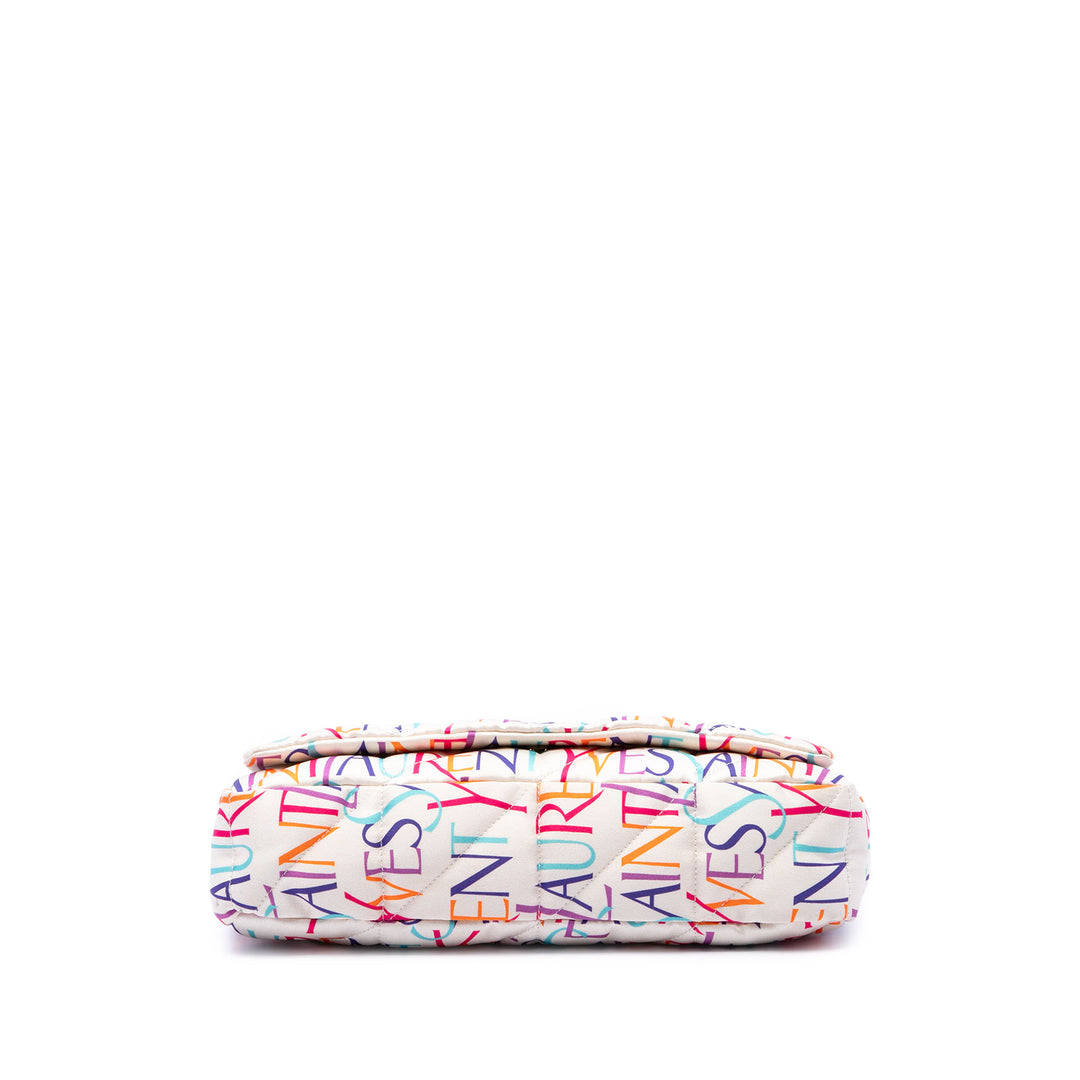 Saint Laurent Carre Rive Gauche Imprimé Patchwork Jamie Sac Multi Moyen Multicolore – vue 3 – GABY PARIS