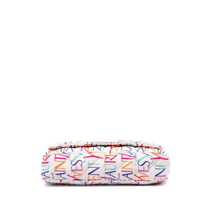 Saint Laurent Carre Rive Gauche Imprimé Patchwork Jamie Sac Multi Moyen Multicolore – vue 3 – GABY PARIS