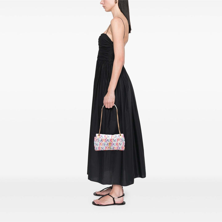 Saint Laurent Carre Rive Gauche Imprimé Patchwork Jamie Sac Multi Moyen Multicolore – vue 6 – GABY PARIS