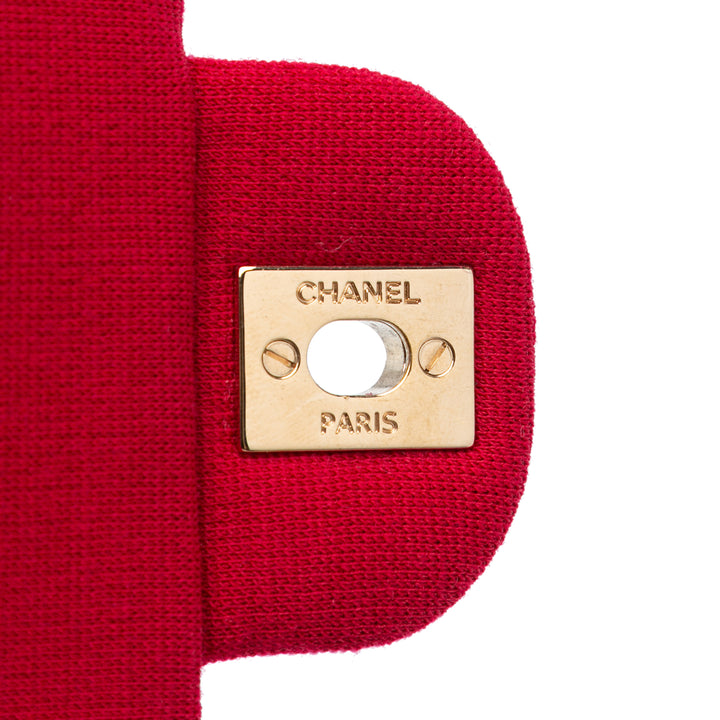 Chanel Mini Rectangular Classic Jersey Single Flap Pink - GABY PARIS