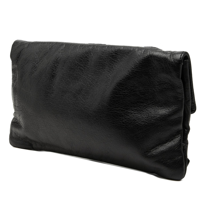 Motocross Giant 21 Enveloppe Pochette Cuir d'agneau Noir