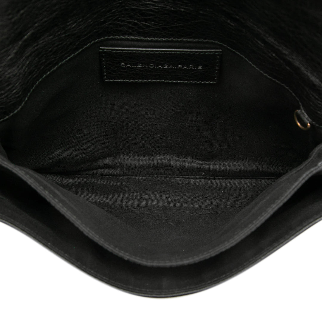 Motocross Giant 21 Enveloppe Pochette Cuir d'agneau Noir