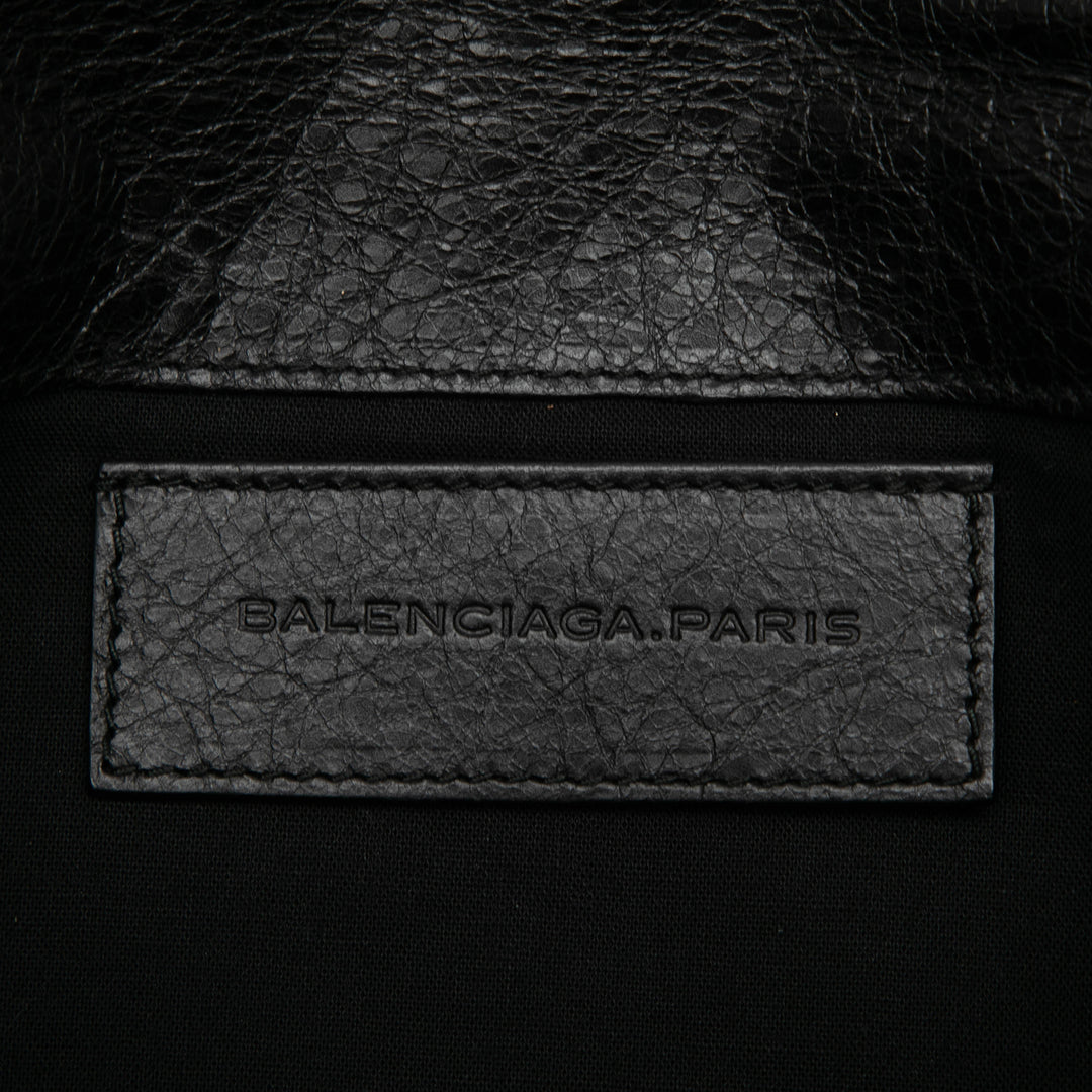 Motocross Giant 21 Enveloppe Pochette Cuir d'agneau Noir