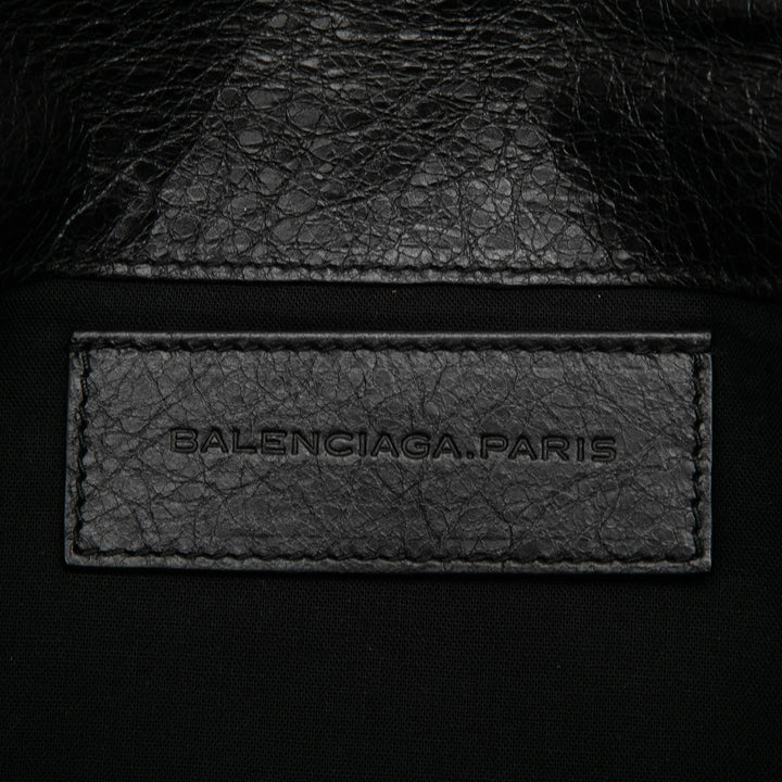 Motocross Giant 21 Enveloppe Pochette Cuir d'agneau Noir