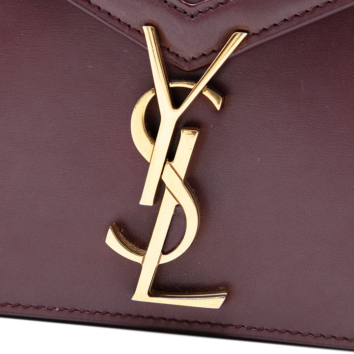 Saint Laurent Smooth Cuir de veau Monogram Cassandra Clasp Sac