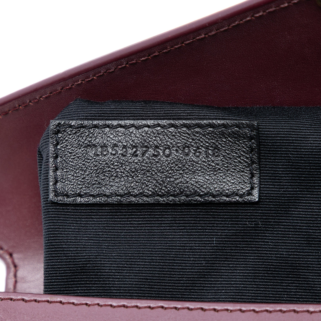 Saint Laurent Smooth Cuir de veau Monogram Cassandra Clasp Sac