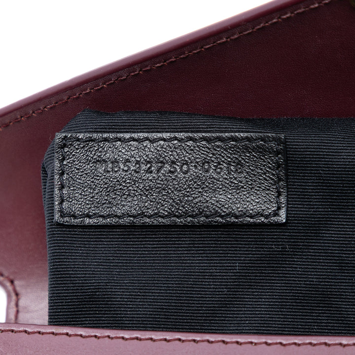 Saint Laurent Smooth Cuir de veau Monogram Cassandra Clasp Sac