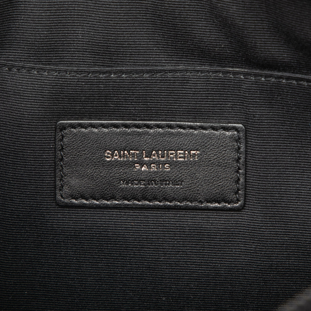 Saint Laurent Croc embossé Cuir Monogram Document Holder