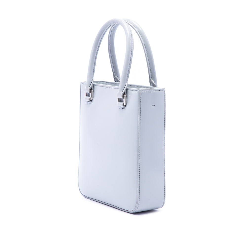 Prada Cabas Brushed Petit Bleu – vue 2 – GABY PARIS