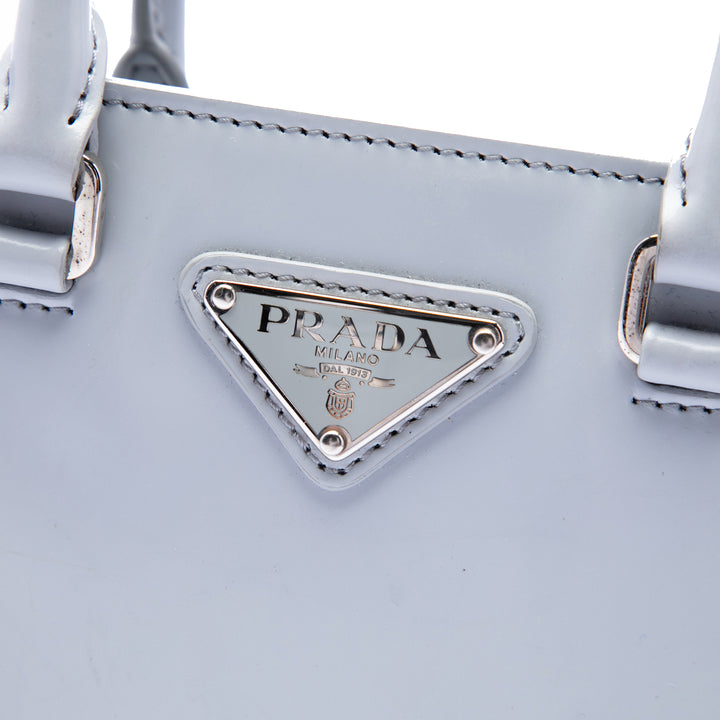 Prada Cabas Brushed Petit Bleu – vue 5 – GABY PARIS